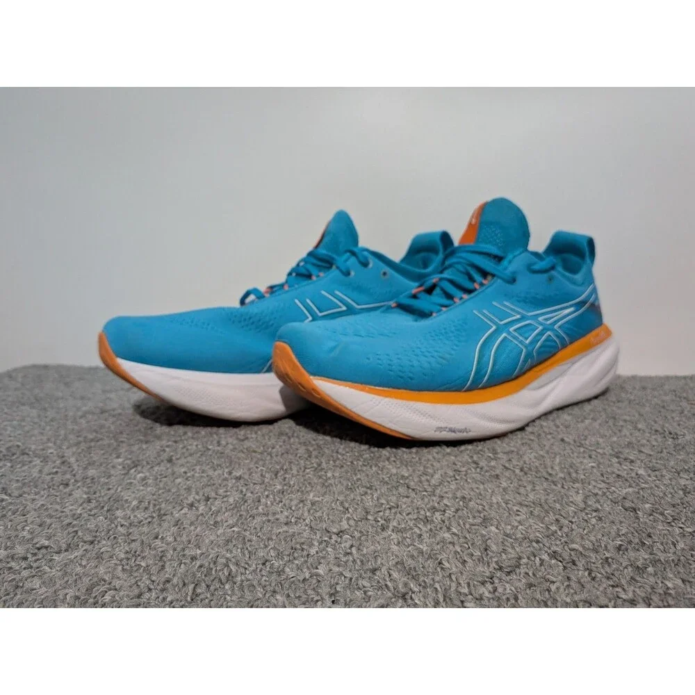 Asics Gel Nimbus 25 Running Shoes Mens Size 12 Blue